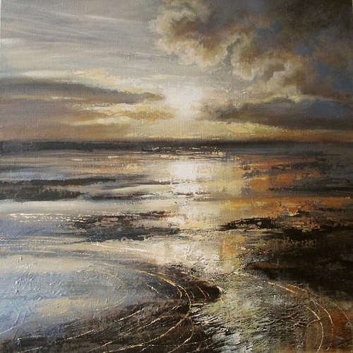 Gleaming Shores by Judith Yates, UK Artists Blog